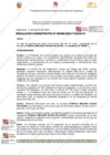 Vista preliminar de documento Resolución Administrativa