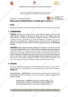 Vista preliminar de documento Resolución Administrativa