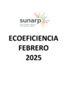 Vista preliminar de documento REPORTE DE ECOEFICIENCIA FEBRERO 2025