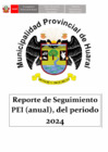 Vista preliminar de documento Reporte de Seguimiento PEI (Anual), del Periodo 2024.