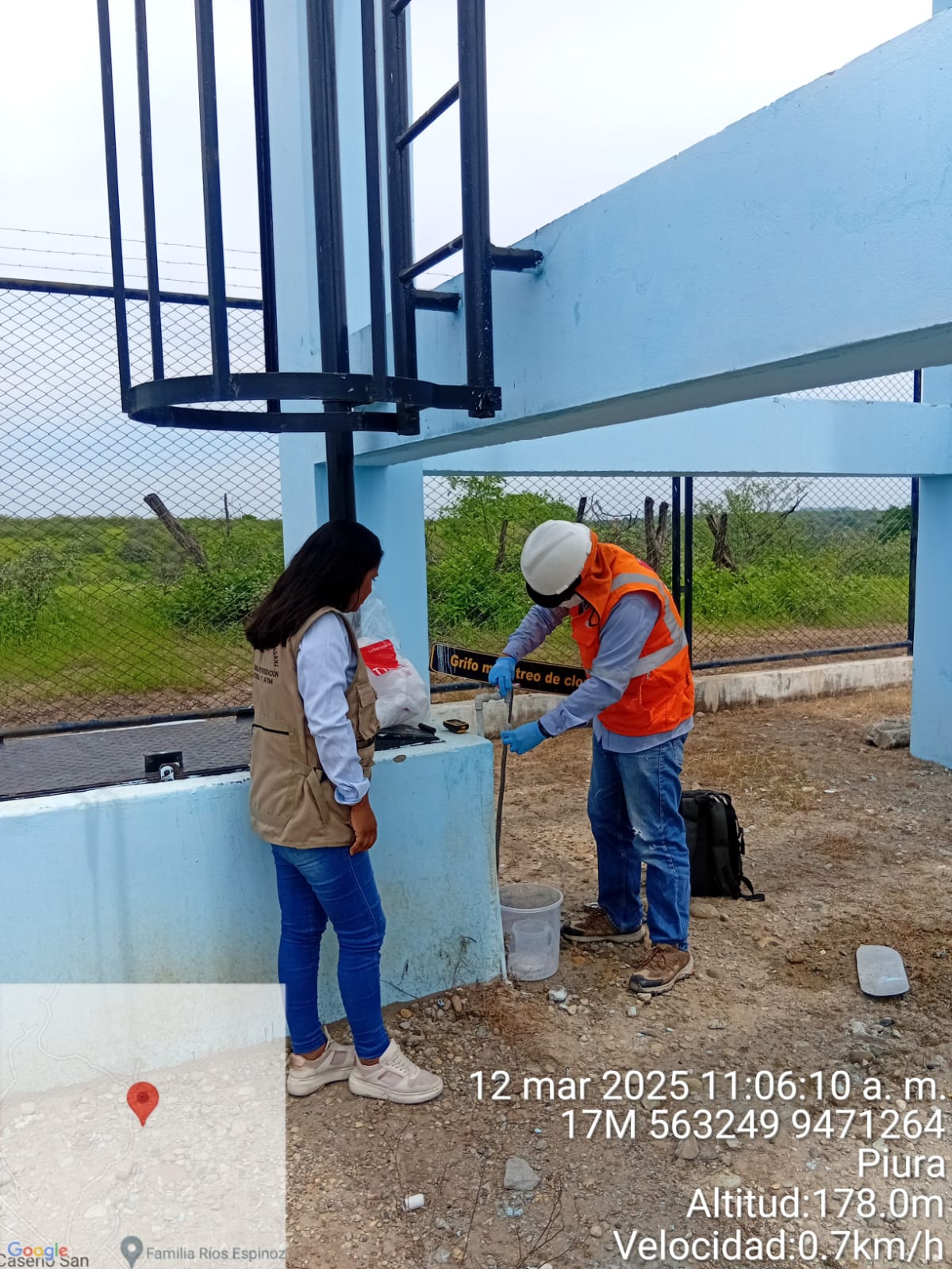 Municipalidad de Sullana toma muestras de agua de consumo humano en la zona rural