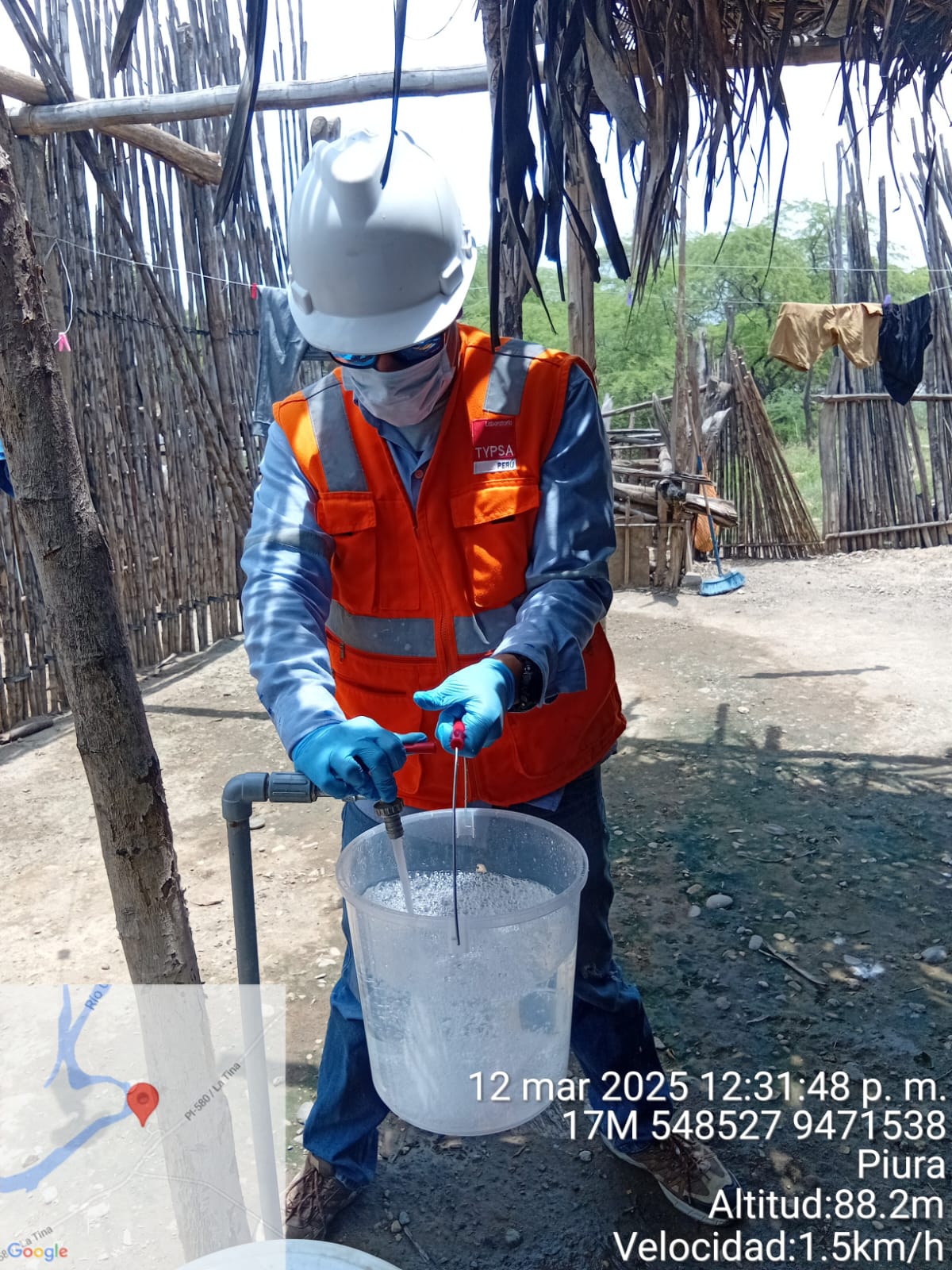Municipalidad de Sullana toma muestras de agua de consumo humano en la zona rural