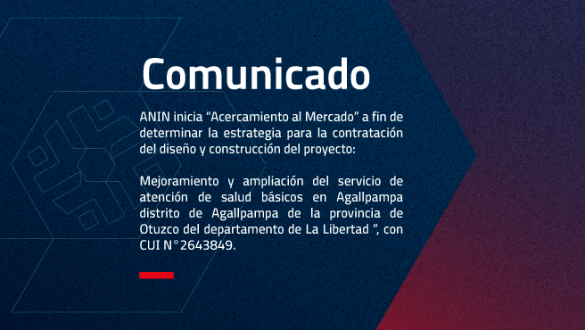 Comunicado La Autoridad Nacional de Infraestructura – ANIN