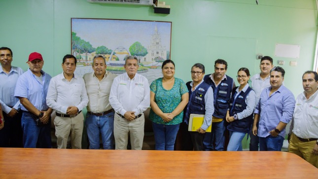 Mega obra de agua y alcantarillado de los AA.HH. se encuentra en fase de replanteo 