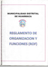 Vista preliminar de documento Reglamento de Organización de Funciones (ROF) 