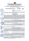 Vista preliminar de documento R.D Nº 000997-2024 -CONCEDER LA LICENCIA CON GOCE DE REMUNERACIONES -PEDRO YOJAN VILELA GRANDA