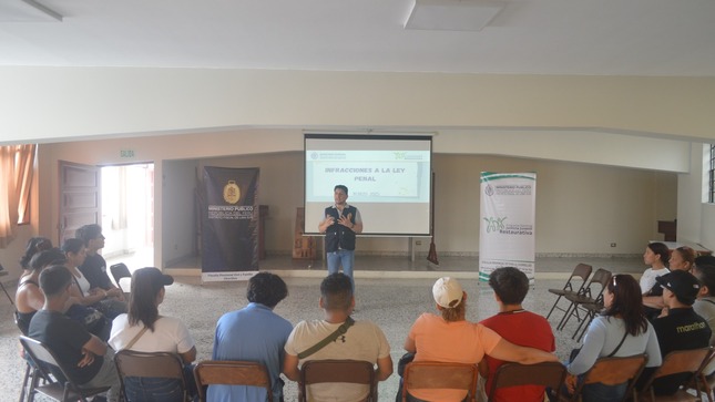Programa Justicia Juvenil Restaurativa de Chorrillos realiza jornada de sensibilización con menores en infracción con la ley penal.
