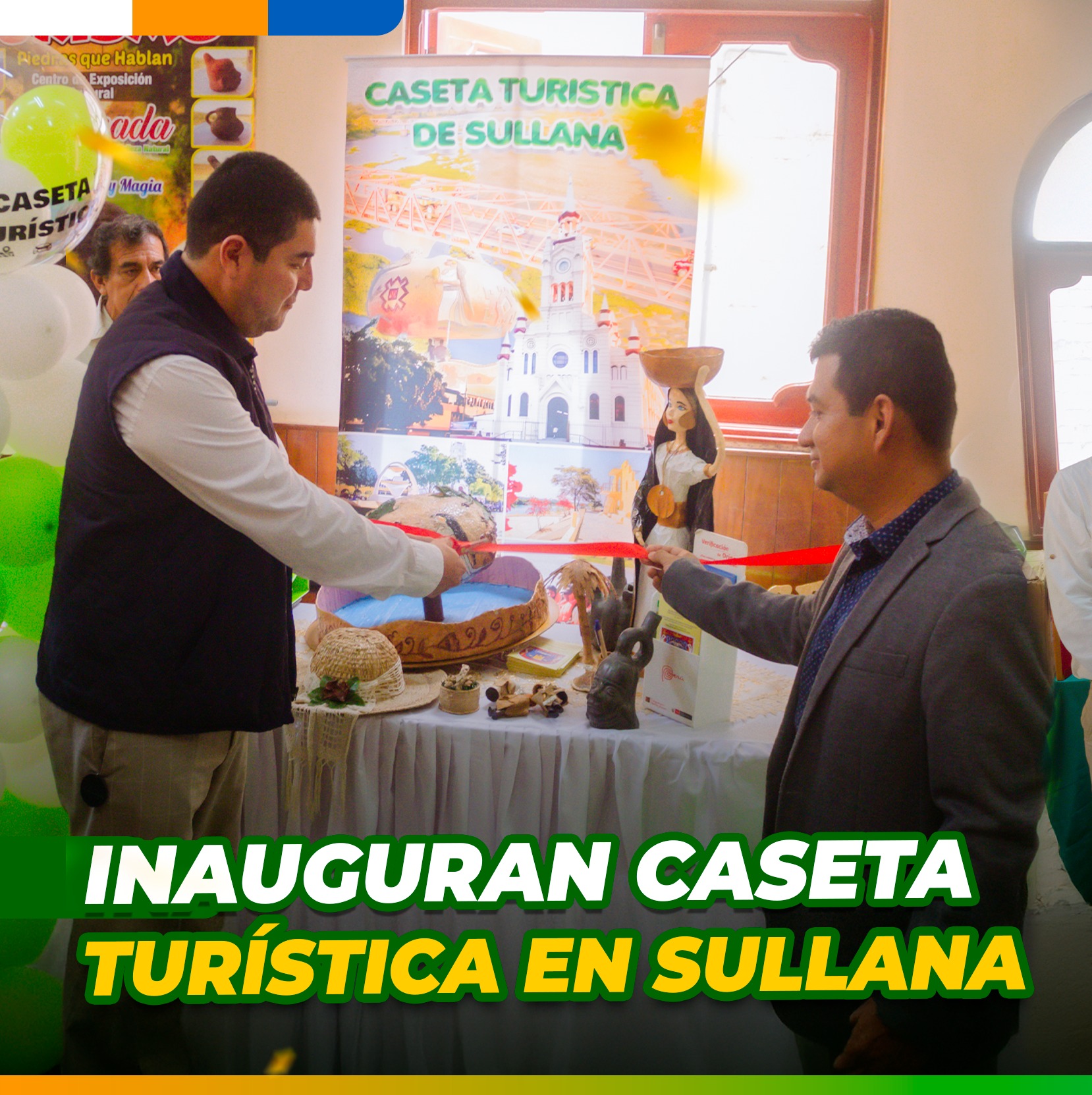 Inauguran Caseta Turística en Sullana En la Cámara de Comercio, Producción y Turismo