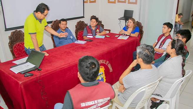 Municipalidad gestiona instalación de mesa técnica de la Sunarp en Huarmey para orientación registral de la propiedad