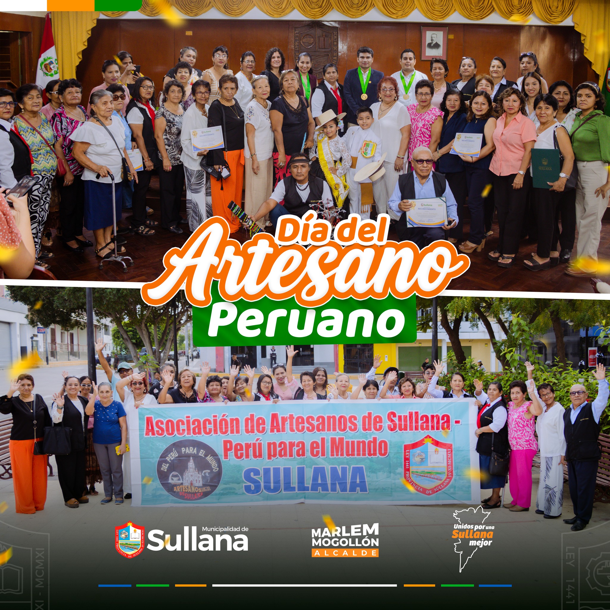 Municipalidad de Sullana reconoce a artesanos en su día