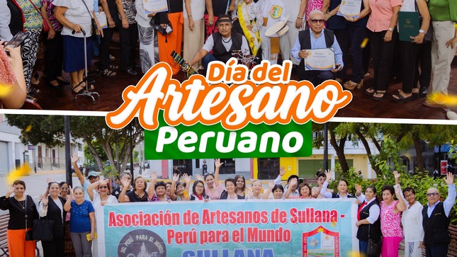 Municipalidad de Sullana reconoce a artesanos en su día
