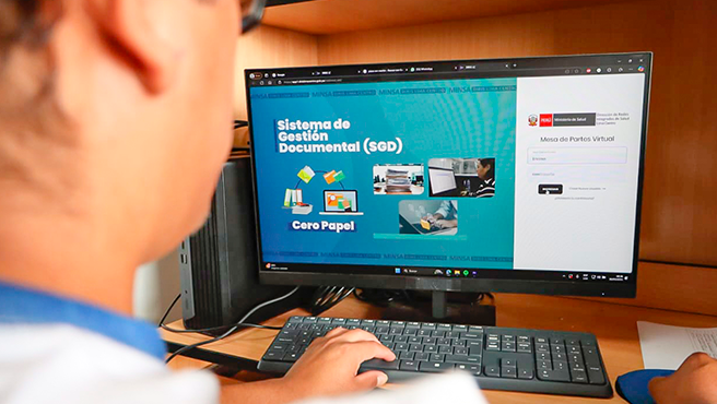 Diris Lima Centro moderniza sus procesos operativos con la implementación del Sistema de Gestión Documental (SGD) en su sede administrativa 1