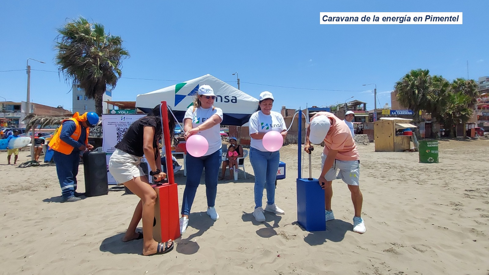 Caravana de la energía en Pimentel