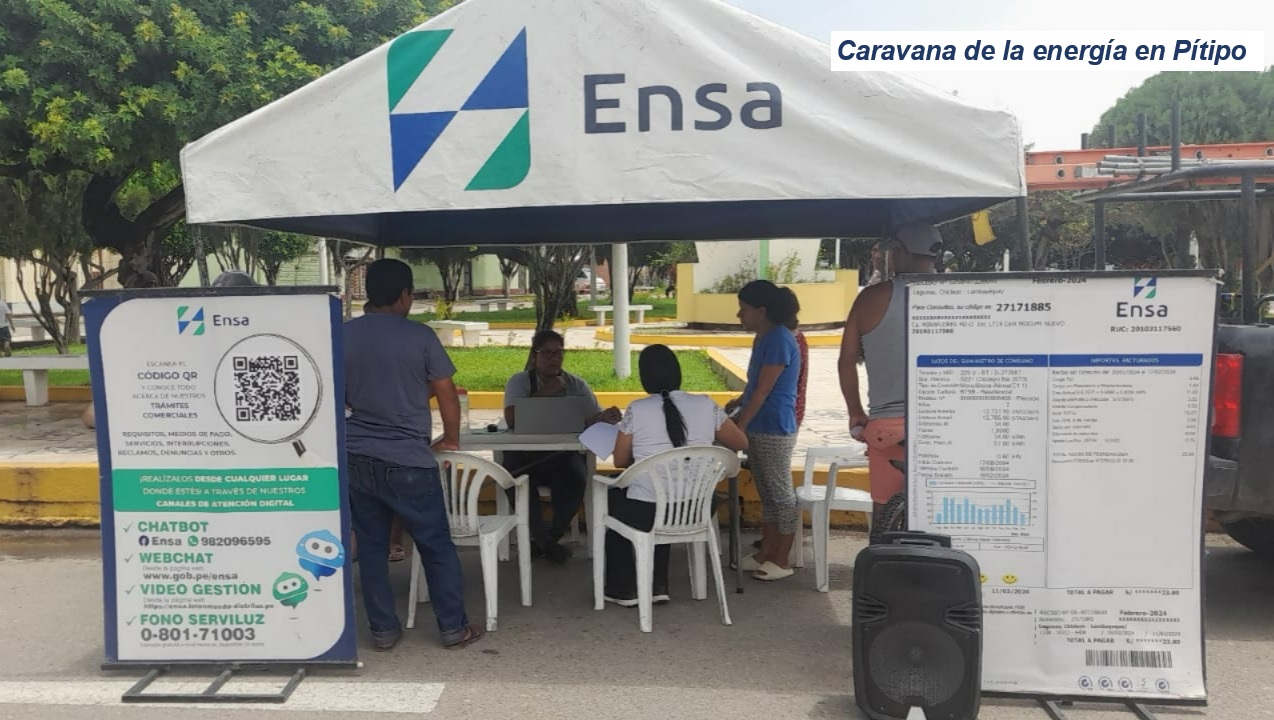 Caravana de la energía en Pítipo