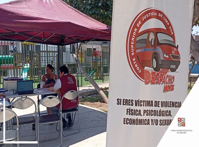 Despacho Móvil atendió a pobladores en su nueva visita a Chorrillos
