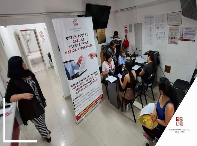 Lanzamiento exitoso del Programa "La Casilla Electrónica para un proceso rápido y efectivo"