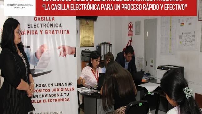 Éxito en la implementación del Programa "La casilla electrónica y su necesidad para un proceso rápido y efectivo"