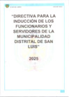 Vista preliminar de documento DIRECTIVA DE INDUCCION DE PERSONAL