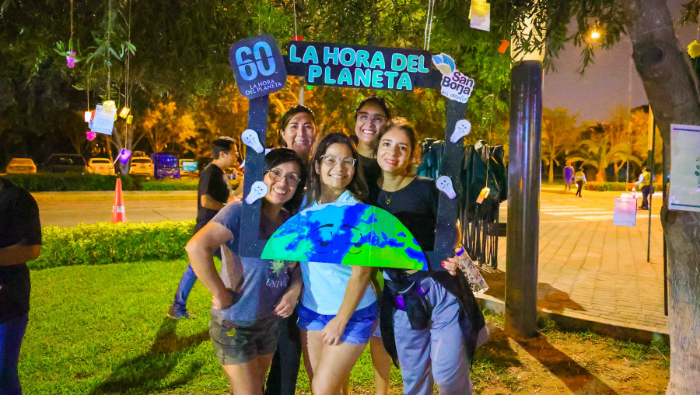San Borja se sumó a la Hora del Planeta