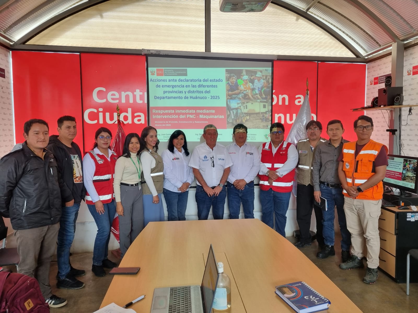 Ministerio de Cultura participó en reunión de coordinación de medidas de emergencia ante intensas lluvias