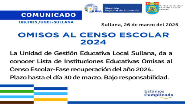 Comunicado N°169-2025