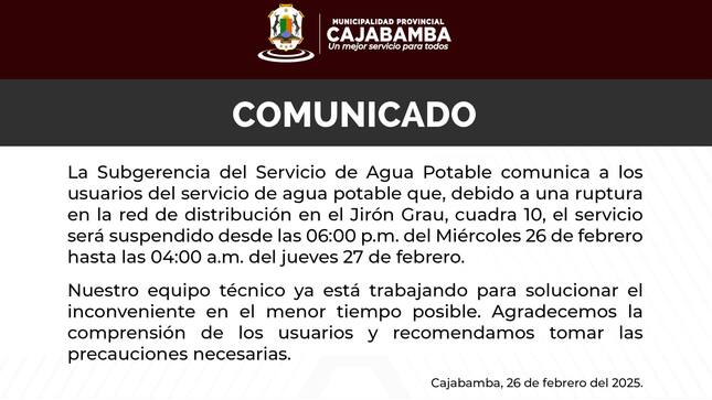 Comunicado