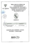 Vista preliminar de documento REGLAMENTO INTERNO DE FUNCIONAMIENTO PARA LA ORGANIZACION, CONSTITUCION Y FUNCIONAMIENTO D LA PLATAFORMA DE DEFENSA CIVIL DEL DISTRITO DE SAN ANTONIO