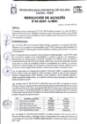 Vista preliminar de documento Resolución de Alcaldía N°040-2025-A/ MDC