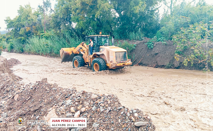 Atención inmediata ante emergencia en el río Huachiconday