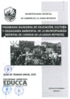 Vista preliminar de documento Programa Municipal de Educación, Cultura y Ciudadanía Ambiental de la Municipalidad Distrital de Carmen de la Legua -Reynoso