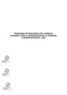 Vista preliminar de documento PROGRAMA DE INTEGRIDAD DEL CONSEJO  NACIONAL PARA LA INTEGRACIÓN DE LA PERSONA  CON DISCAPACIDAD - 2025