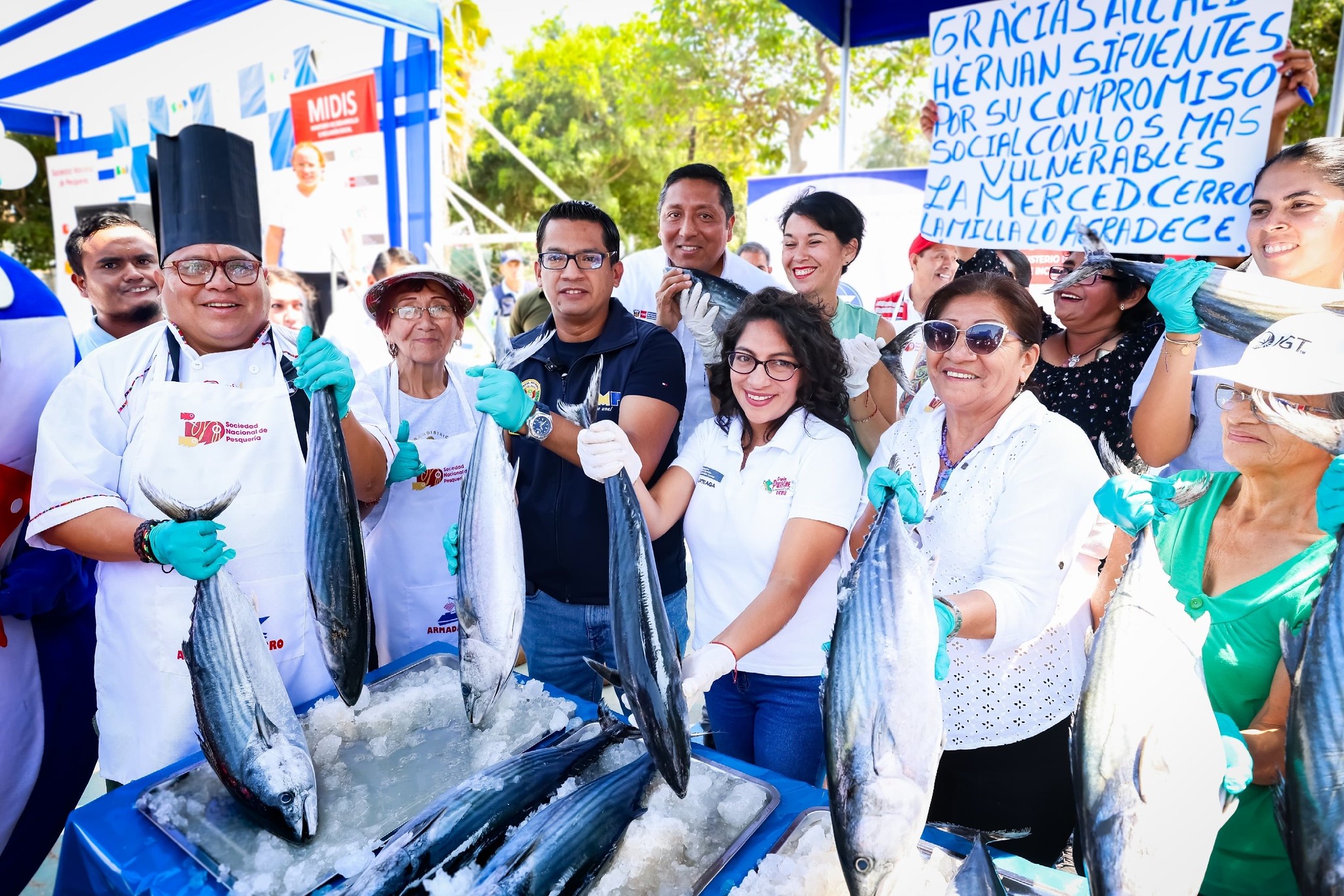 Midis distribuyó 2 toneladas de pescado fresco a comedores y ollas comunes de San Martín de Porres