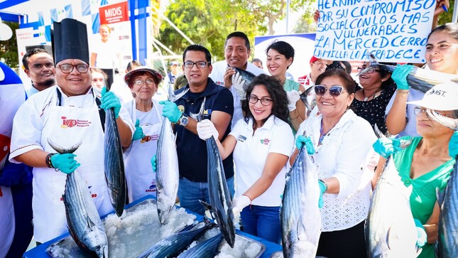 Midis distribuyó 2 toneladas de pescado fresco a comedores y ollas comunes de San Martín de Porres