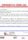 Vista preliminar de documento Remito Drive que contiene los materiales presentados durante las asistencias técnicas, con el propósito de que sean distribuidos entre los docentes encargados de evaluar a los estudiantes