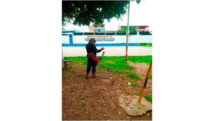 Continuamos trabajando en la ciudad de Tarapoto.