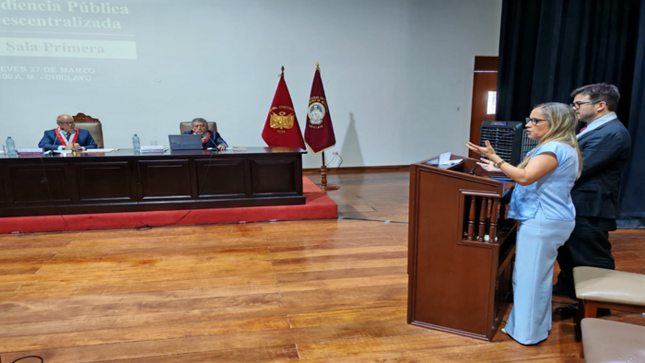 Sala Primera del Tribunal Constitucional realizó audiencia pública descentralizada en la ciudad de Chiclayo y dejó al voto 54 causas