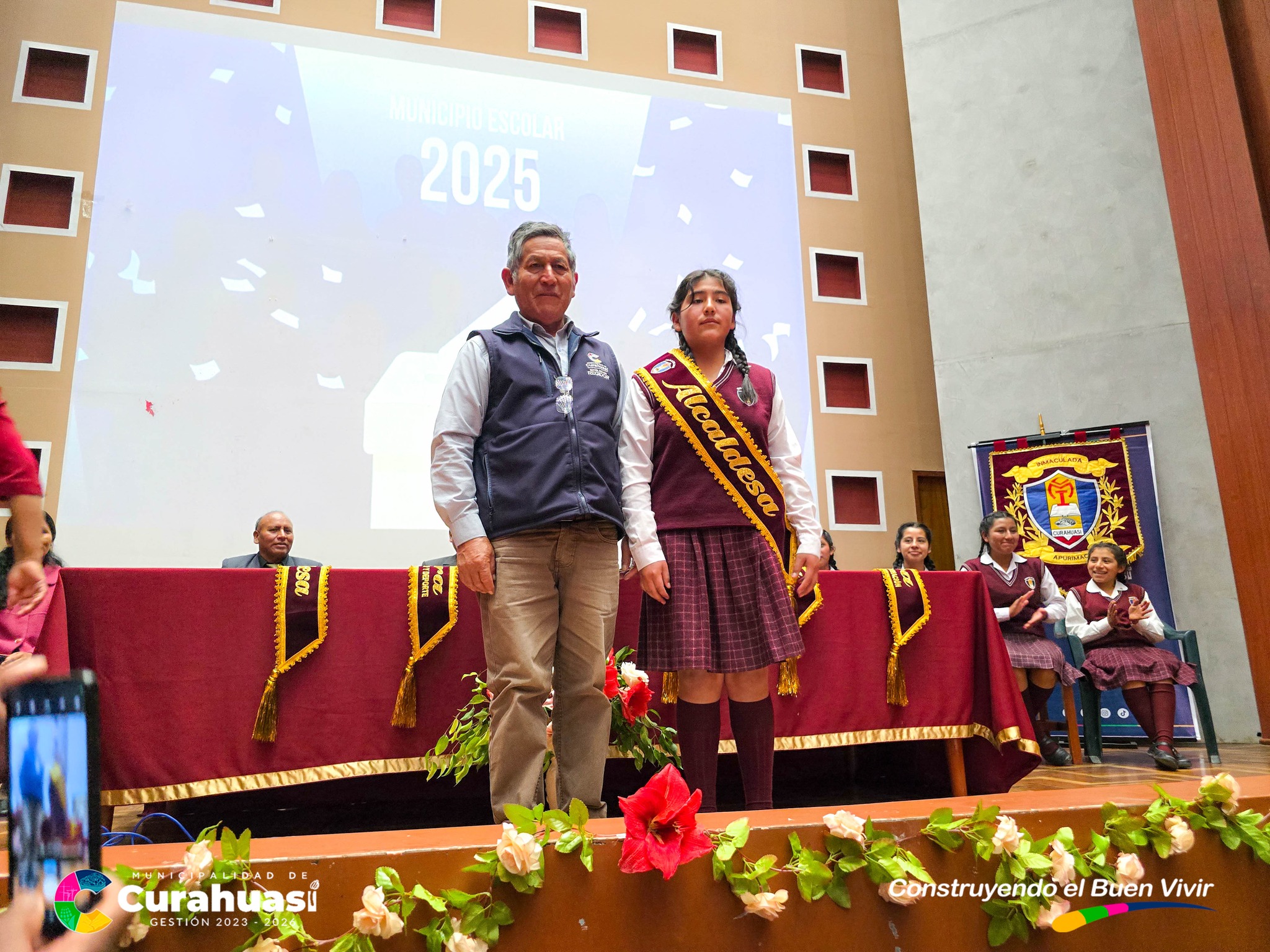 Juramentaci贸n del Municipio Escolar 2025 de la I.E Inmaculada
