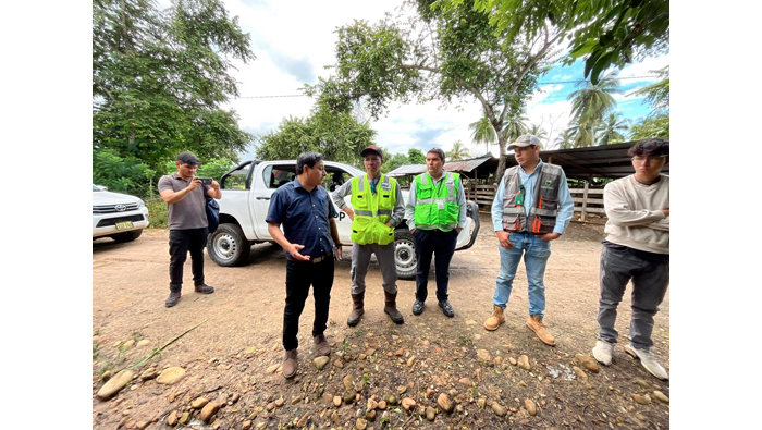 Inspecci贸n de vertimientos de aguas residuales.