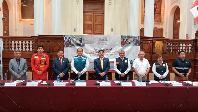 CENEPRED participa en el “Foro Nacional: Prevención y Respuesta ante Desastres – Capacitación Ciudadana”