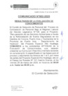 Vista preliminar de documento COMUNICADO N°002-2025_RESULTADOS DE LA EVALUACION DE CONOCIMIENTOS_PUERTO INCA