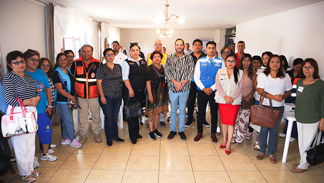 CENEPRED participa en la juramentación e instalación del Grupo de Trabajo para la GRD de la MD de Víctor Larco Herrera en La Libertad