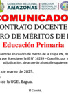 Vista preliminar de documento COMUNICADO_Educacion primaria