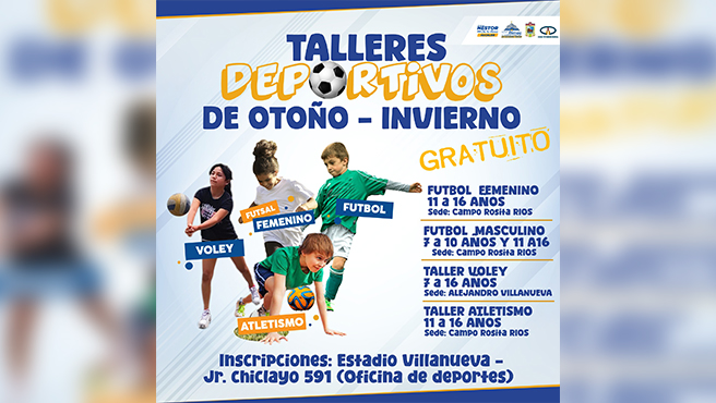 Talleres Deportivos de Otoño - Invierno 2025