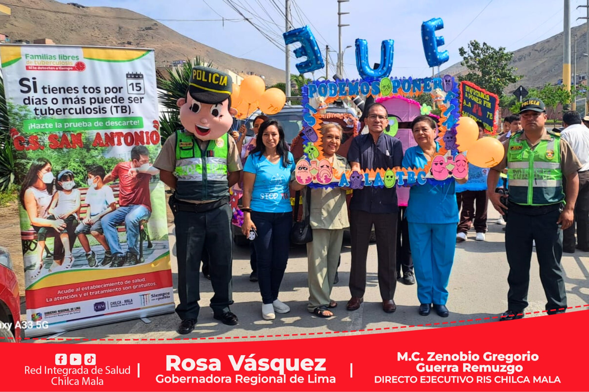 RIS Chilca Mala: Pasacalle y concurso de pancartas por el Día Mundial de la lucha contra la Tuberculosis