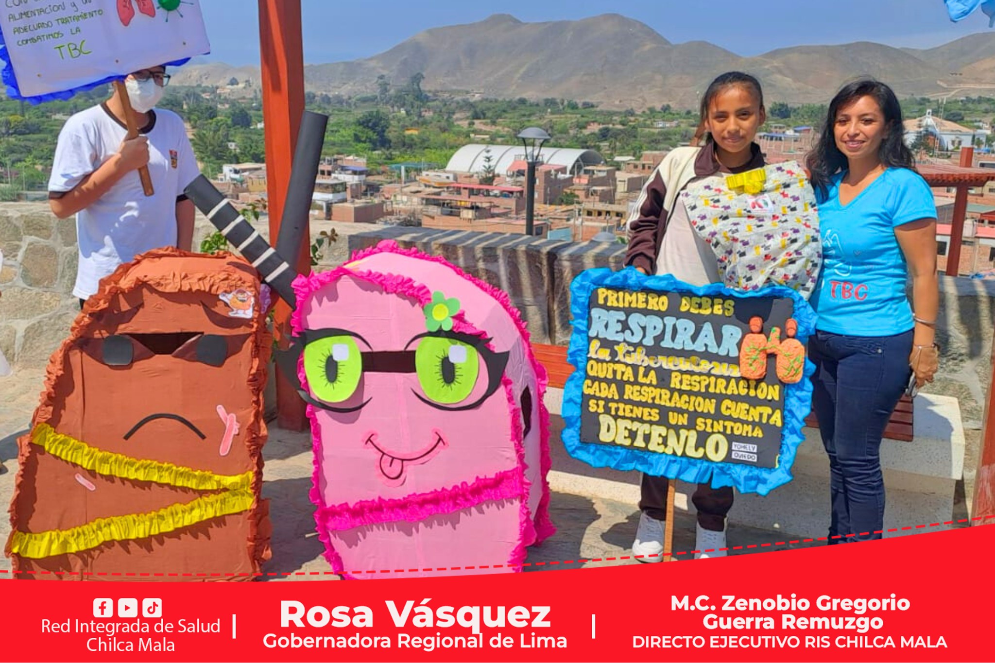 RIS Chilca Mala: Pasacalle y concurso de pancartas por el Día Mundial de la lucha contra la Tuberculosis