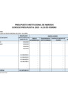 Vista preliminar de documento Presupuesto Institucional de Ingresos - Febrero 2025