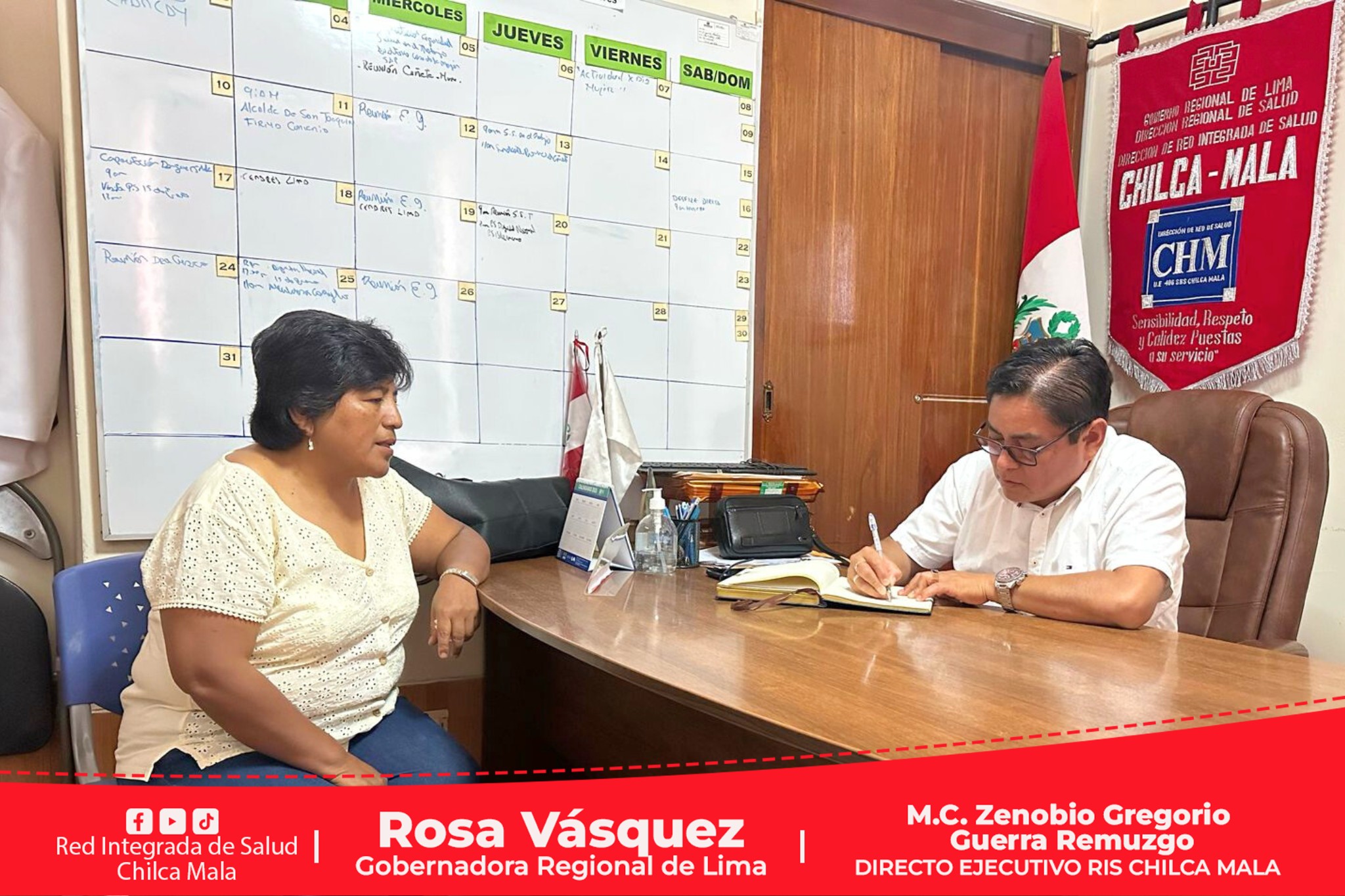 Director Ejecutivo de la RIS Chilca Mala sostiene reunión con la Municipalidad Distrital de Coayllo