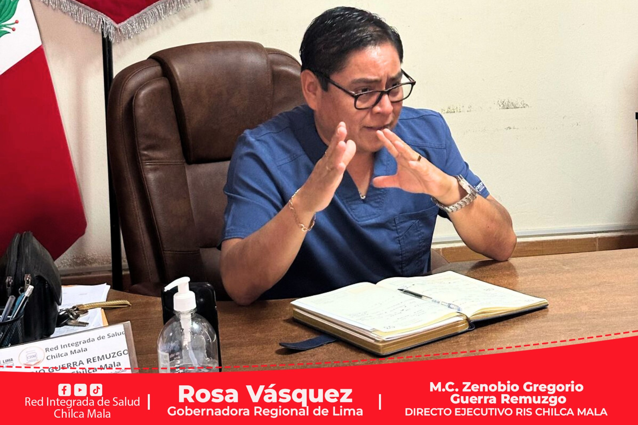 Director Ejecutivo de la RIS Chilca Mala se reúne con su Equipo de Gestión