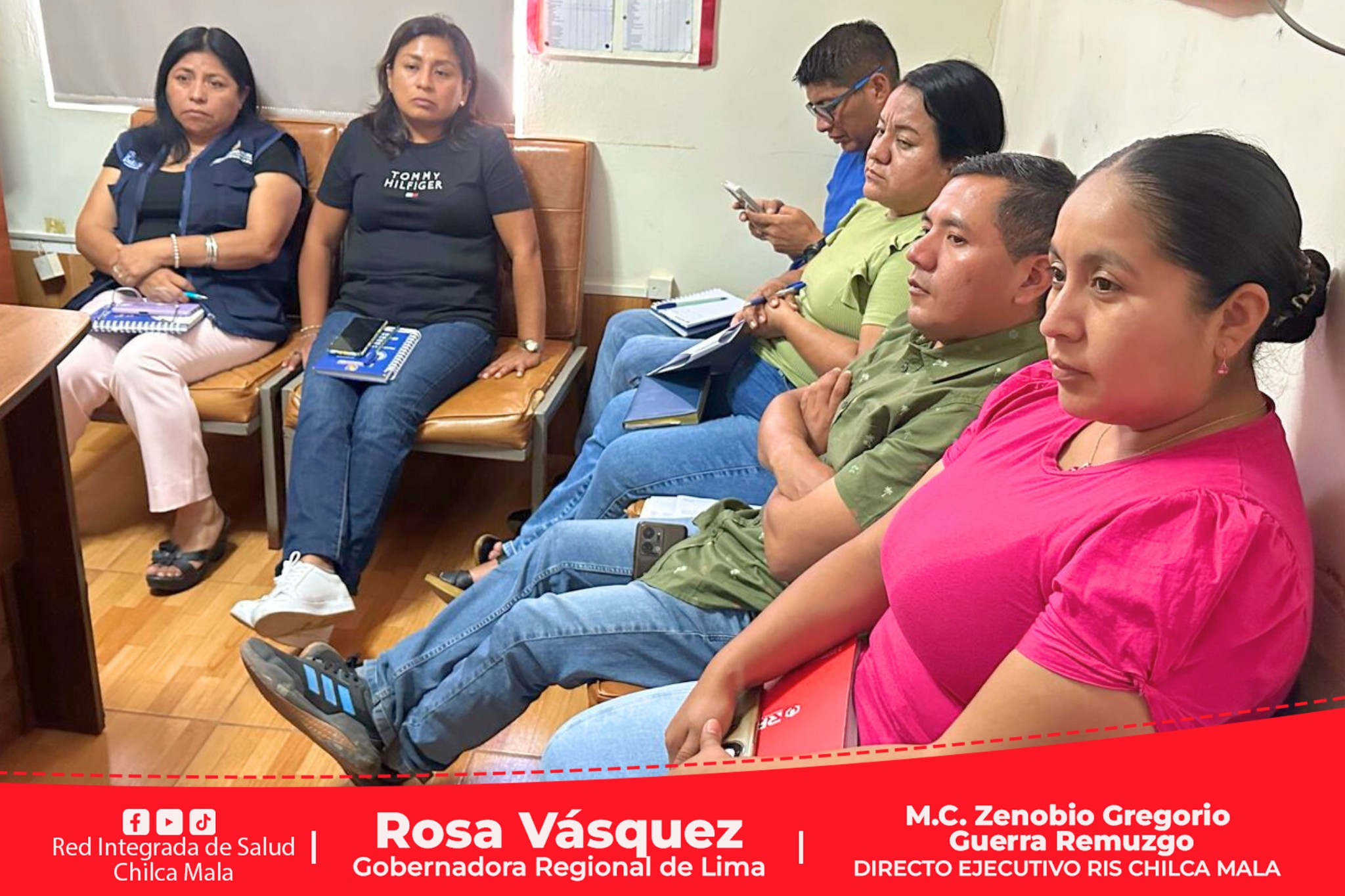 Director Ejecutivo de la RIS Chilca Mala se reúne con su Equipo de Gestión
