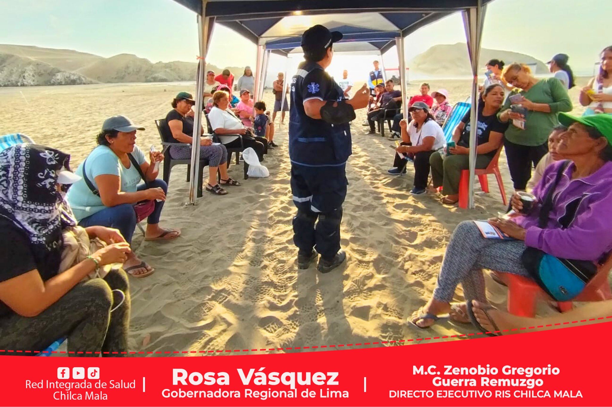 RIS Chilca Mala: Capacitan y sensibilizan a la población en gestión del riesgo de desastres
